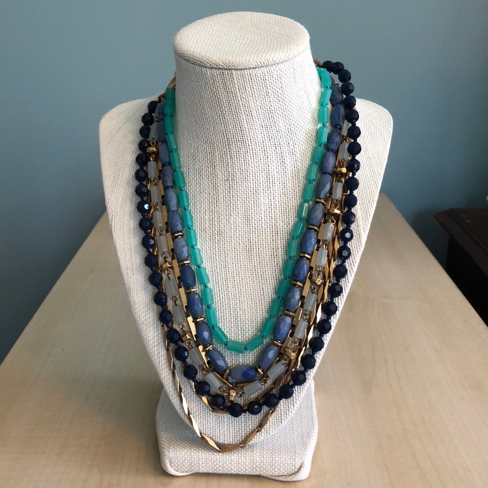 ๐ฆ ๐ EVERYTHING MUST GO! NWOT Stella & Dot Sutton Green Stone Necklace - Picture 2 of 6